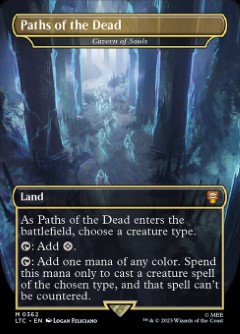 Cavern of Souls - Paths of the Dead The Lord of the Rings- Tales of Middle-earth Commander decks Topper